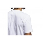 Adidas Performance Camo Shape Graphic Ανδρικό Κοντομάνικο T-Shirt Λευκό