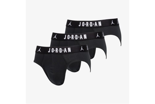 Jordan Flight Cotton Εσώρουχο Σλιπ 3-Τεμάχια (JM0743 023)