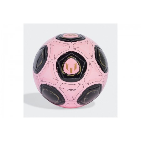 Adidas Performance Messi Mini Μπάλα Ποδοσφαίρου Ροζ, Μαύρη