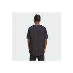 Adidas Mini Pizza Graphic Ανδρικό Κοντομάνικο T-Shirt Μαύρο
