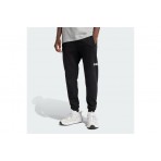 Adidas Essentials Linear Fleece Ανδρικό Παντελόνι Φόρμας Μαύρο
