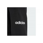 Adidas Essentials Linear Fleece Ανδρικό Παντελόνι Φόρμας Μαύρο