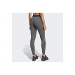 Adidas Performance Hyperglam Rib Γυναικείο Μακρύ Κολάν Ανθρακί, Μαύρο