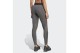 Adidas Performance Hyperglam Rib Γυναικείο Μακρύ Κολάν Ανθρακί, Μαύρο