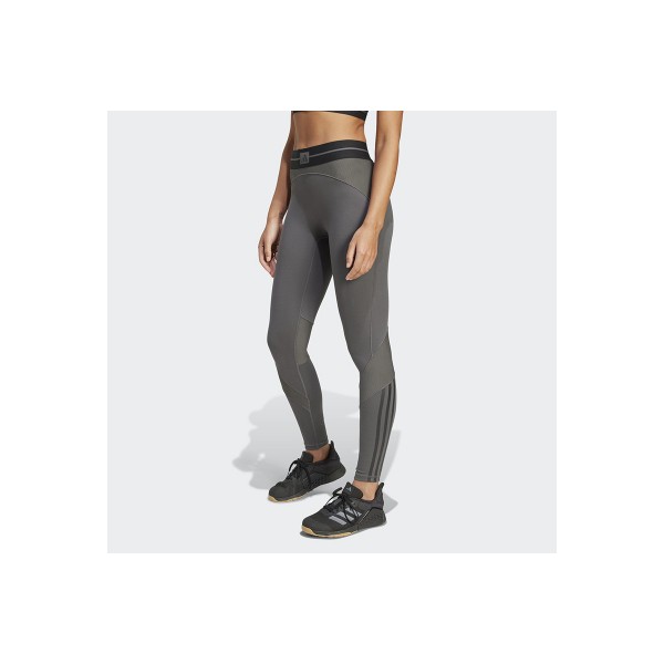 Adidas Performance Hyperglam Rib 1-1 Κολάν Μακρύ Γυναικείο (JN2651)