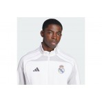 Adidas Real Madrid UBP Ανδρική Βαμβακερή Ζακέτα Λευκή, Γκρι