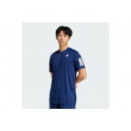 Adidas Performance CLIMACOOL Club Tennis 3-Stripes Ανδρικό Κοντομάνικο T-Shirt Μπλε Σκούρο