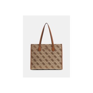 Guess Silvana Τσάντα Shopper (JO866524 LATTE LOGO)