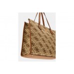 Guess Silvana Τσάντα Shopper (JO866524 LATTE LOGO)