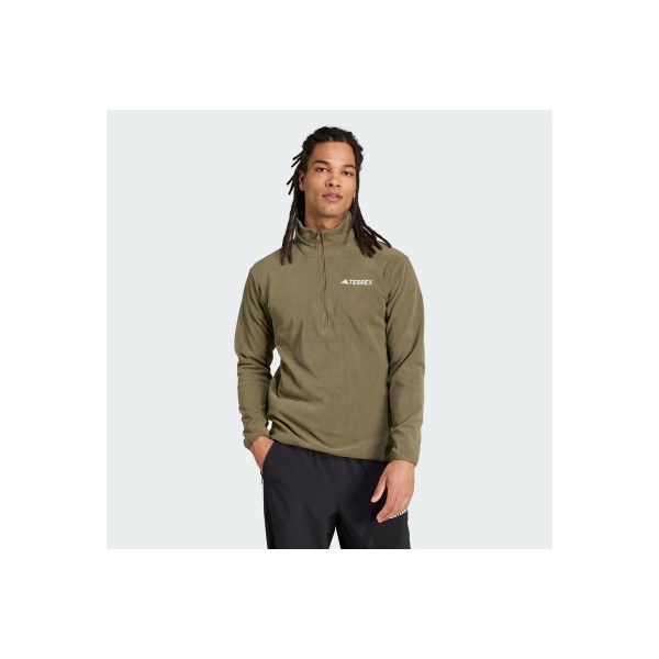 Adidas Performance Multi Essentials Fleece Μπλούζα Με Φερμουάρ (JP0784)