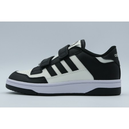 Adidas Performance Rapid Court Παιδικά Sneakers Μαύρα, Εκρού, Λευκά