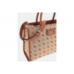 Guess Neda 4G Peony Logo Τσάντα Ωμου - Χειρός Fashion (JP965422 LATTE LOGO)