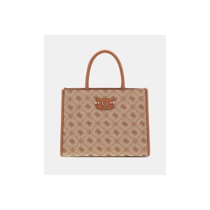 Guess Neda 4G Peony Logo Τσάντα Ωμου - Χειρός Fashion (JP965422 LATTE LOGO)