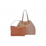 Guess Neda 4G Peony Logo Τσάντα Shopper (JP965424 LATTE LOGO)