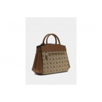 Guess Melinda Logo Τσάντα Χειρός (JP990206 LATTE LOGO)