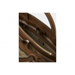 Guess Melinda Logo Τσάντα Χειρός (JP990206 LATTE LOGO)