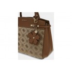 Guess Melinda Logo Τσάντα Χειρός (JP990206 LATTE LOGO)
