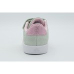 Adidas Performance VL Court 3.0 Βρεφικά Sneakers Γκρι, Ροζ, Λευκά