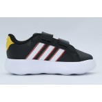Adidas x Disney Mickey Mouse Grand Court Βρεφικά Sneakers Μαύρα, Λευκά