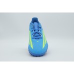 Adidas Performance F50 Club Turf Παιδικά Ποδοσφαιρικά Παπούτσια με Σχάρα Γαλάζια, Κίτρινα