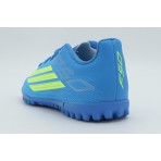 Adidas Performance F50 Club Turf Παιδικά Ποδοσφαιρικά Παπούτσια με Σχάρα Γαλάζια, Κίτρινα