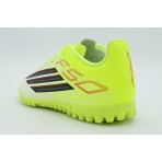 Adidas Performance F50 Club Turf Παιδικά Ποδοσφαιρικά Παπούτσια με Σχάρα Κίτρινο Φλούο, Λευκά, Μαύρα