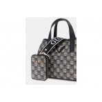 Guess Wave Mini Τσάντα Shopper (JT934475 BLACK LOGO)