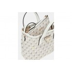 Guess Wave Mini Τσάντα Shopper (JT934475 STONE LOGO)