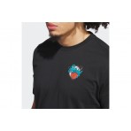 Adidas Performance Novelty Ανδρικό Κοντομάνικο T-Shirt Μαύρο