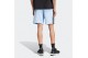 Adidas Performance Essential 3-Stripes French Terry Ανδρική Αθλητική Βερμούδα Γαλάζια, Μαύρη