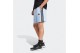 Adidas Performance Essential 3-Stripes French Terry Ανδρική Αθλητική Βερμούδα Γαλάζια, Μαύρη