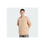 Adidas Performance All SZN Ανδρικό Κοντομάνικο T-Shirt Μπεζ