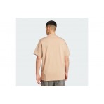 Adidas Performance All SZN Ανδρικό Κοντομάνικο T-Shirt Μπεζ