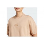 Adidas Performance All SZN Ανδρικό Κοντομάνικο T-Shirt Μπεζ