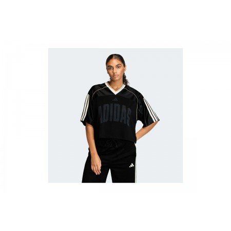Adidas Performance Stadium Mesh Cropped T-Shirt Γυναικείο 