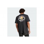 Adidas Running Tacos Later Graphic Ανδρικό Κοντομάνικο T-Shirt Μαύρο