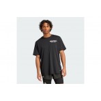 Adidas Running Tacos Later Graphic Ανδρικό Κοντομάνικο T-Shirt Μαύρο