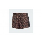 Adidas Performance Seasonal Essentials Leopard Print 3-Stripes Σορτς Αθλητικό (JZ0199)
