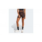 Adidas Performance Seasonal Essentials Leopard Print Κολάν Κοντό Γυναικείο (JZ0201)