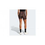 Adidas Performance Seasonal Essentials Leopard Print Κολάν Κοντό Γυναικείο (JZ0201)
