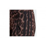 Adidas Performance Seasonal Essentials Leopard Print Κολάν Κοντό Γυναικείο (JZ0201)