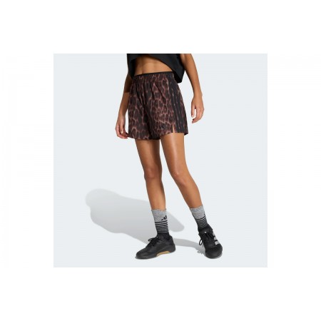 Adidas Performance Seasonal Essentials Leopard Print Σορτς Αθλητικό Γυναικείο 