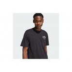 Adidas Performance Novelty Dart Graphic Ανδρικό Κοντομάνικο T-Shirt Μαύρο