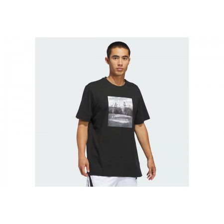 Adidas Performance Hoop Sanctuary Graphic T-Shirt Ανδρικό 