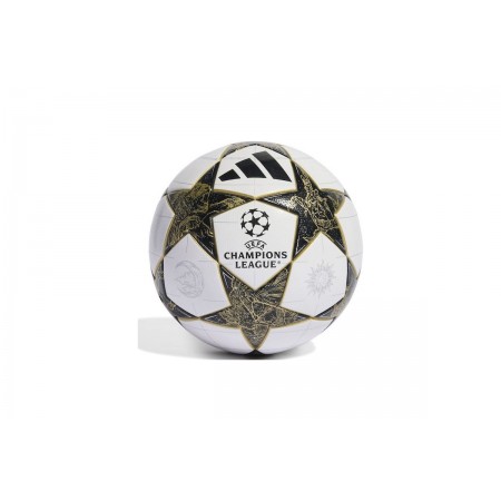 Adidas Performance UEFA Champion League Μπάλα Ποδοσφαίρου Λευκή, Μαύρη, Χρυσή