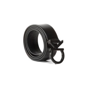 Calvin Klein Leather Logo Ζώνη Casual (K50K505792 BAX)