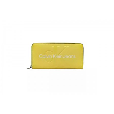 Calvin Klein Sculpted Mono Zip Around Mono Πορτοφόλι 