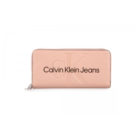 Calvin Klein Sculpted Zip Around Mono Πορτοφόλι 