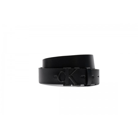 Calvin Klein Round Mono Pl Lthr Belt 30Mm Ζώνη Casual (K60K611490 01B)