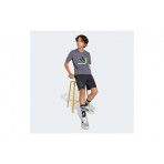 Adidas Performance Minecraft Training Παιδική Αθλητική Βερμούδα Μαύρη, Γκρι Σκούρο